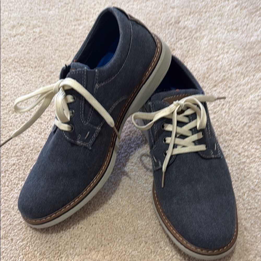 Nunn Bush Blue and White Oxfords with Nautical Style